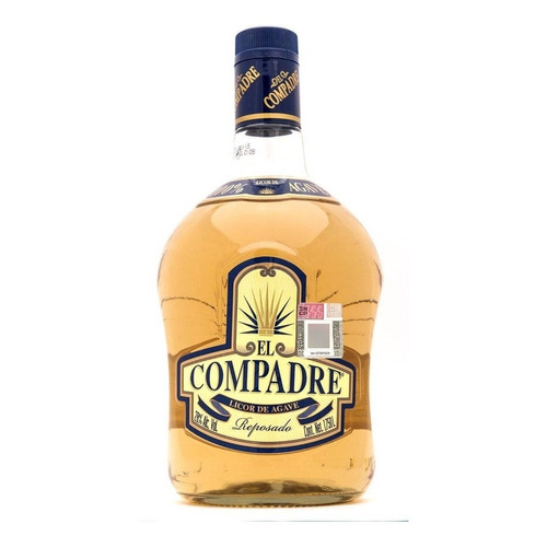 Aguardiente  Dest El Compadre 1000ml