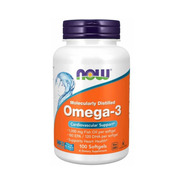 Suplemento Em  Softgels Now Foods  Omega-3 Omega 3 Em Pote 100 Un