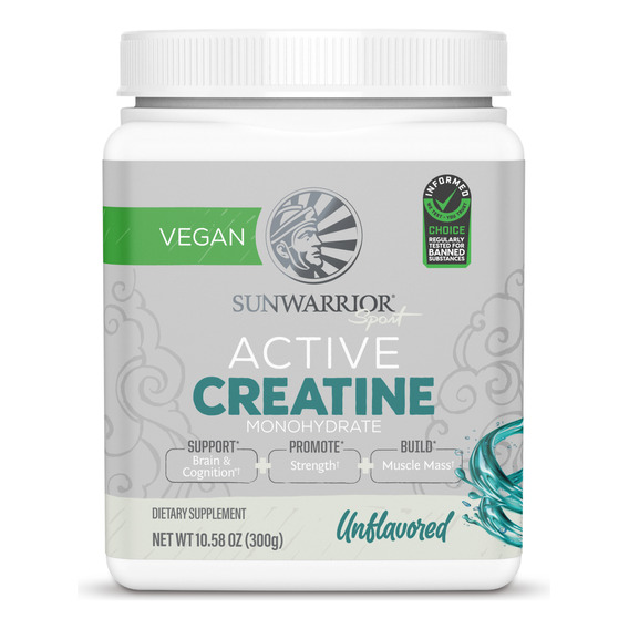 Creatina Sunwarrior Monohidratada 300 G Vegana Sport