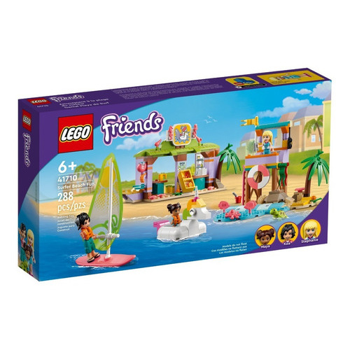 Lego Friends Genial Playa De Surf Con Amigos Set Completo Cantidad De Piezas 288