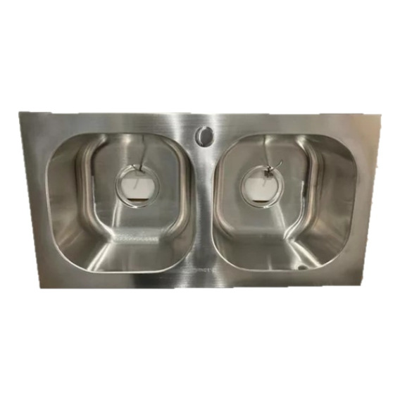 Pileta De Cocina Doble Vindex Profunda70x37 Acra