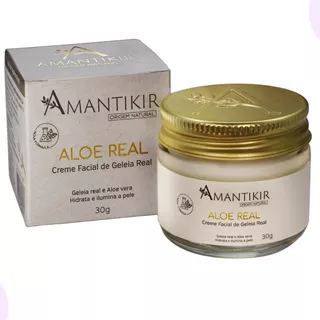 Creme Hidratante Facial Aloe Real 30g Amantikir Tipo De Pele Todo Tipo De Pele