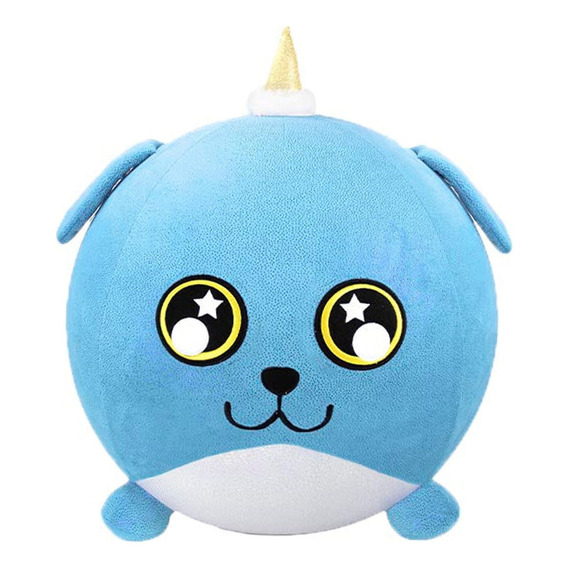 Peluche Inflable Biggies Perro Color Azul