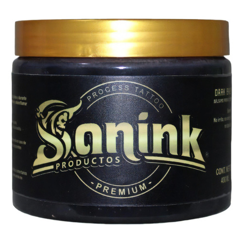 Bálsamo Dark Para Proceso Del Tatuaje Sanink 400 Ml