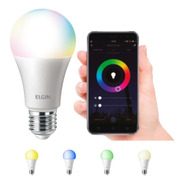 Lampada Smart Alexa Inteligente Wifi Colorida Led Rgb Bulbo