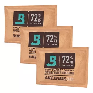 Boveda 72% - 60g Kit C/3un Umidificador Charutos