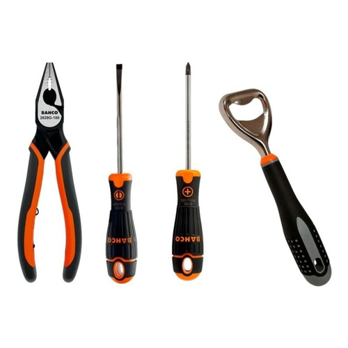 Set Bahco Pinza Universal 180 + 2 Destornilladores