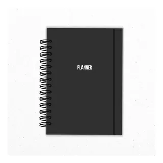 Agenda Planner 52 Semanas Sin Fechas  WLG Bold Negro