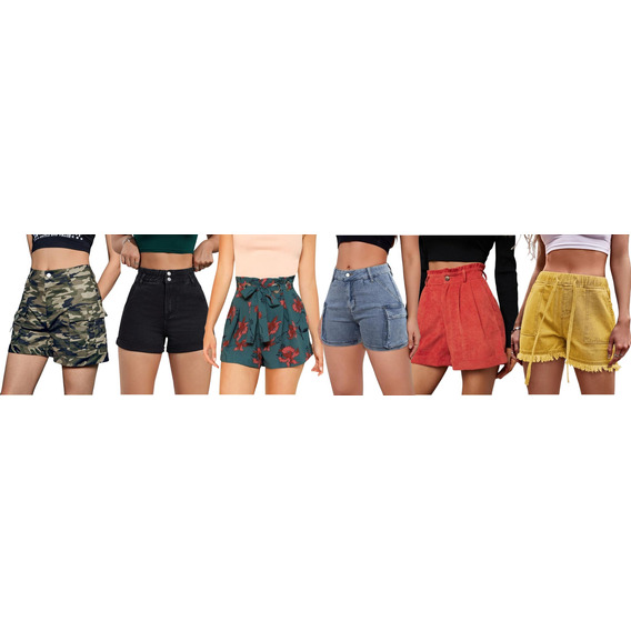 Lote Short Cortos Bermuda Para Mujer Paca 10 Piezas