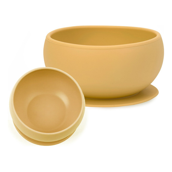 Bowl Con Sopapa Bebe Niño Infantil Silicona Antideslizante 