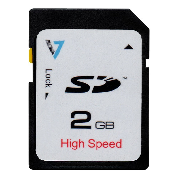 Tarjeta De Memoria Sd 2gb V7 High-speed