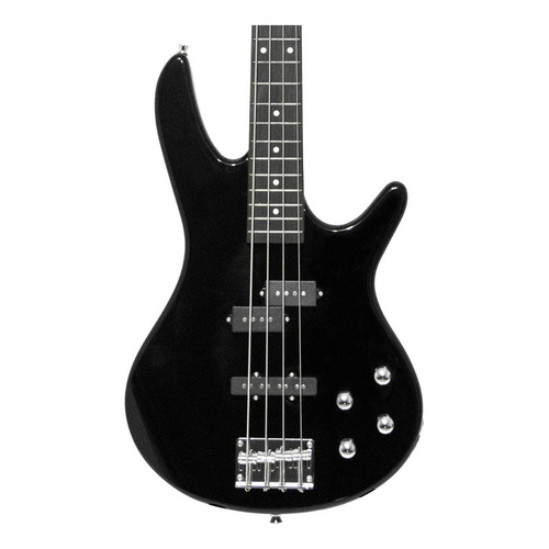 Mccartney Ibbass4bk Bajo Eléctrico Tipo Ibanez 4 Cuerdas Color Negro Orientación De La Mano Diestro