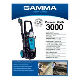 Hidrolavadora Gamma Premium Wash 3000 G2520 2500w