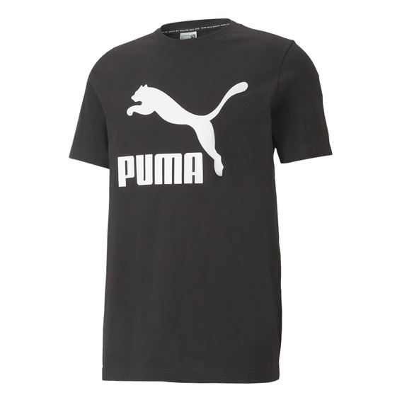 Polera Puma Classics Logo Tee Negro Hombre