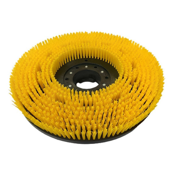 Cepillo Amarillo 19 Pulgadas Con Alza Para Pulidora De Pisos