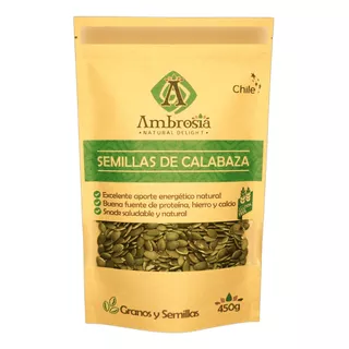 Ambrosia Semillas De Calabaza Sin Gluten 450 G