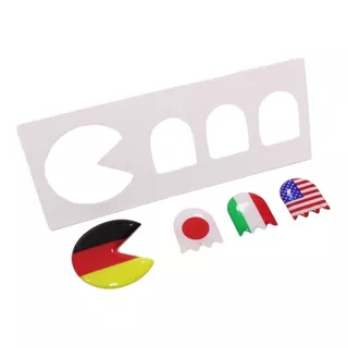 Adesivo Pac Man Pacman Provocador Alemanha Eua Japão Coreia