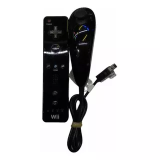 Control Wii Mote || Nunchuck | Negro | Original | Funcional