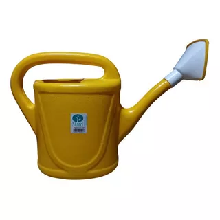 Regadera Plástica Con Flor Matri 5 L Para Riego Jardinería Color Amarillo