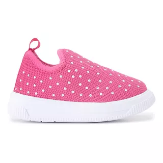 Tênis Infantil Menina Meia Casual Calce Fácil Slip-on Hotfix