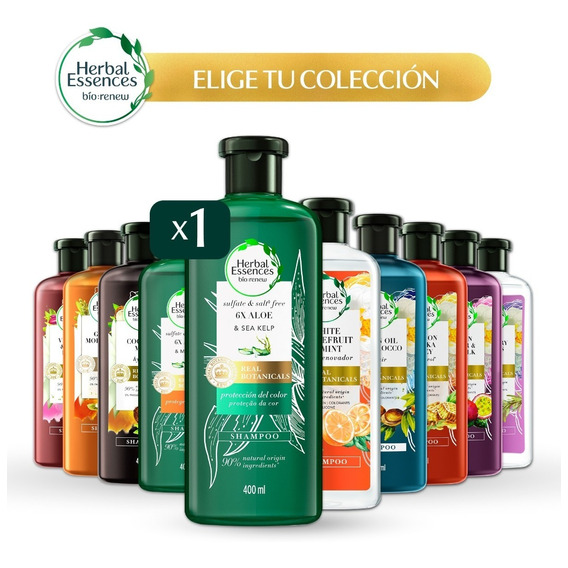 1 Shampoo Herbal Essences - Coleccion Completa