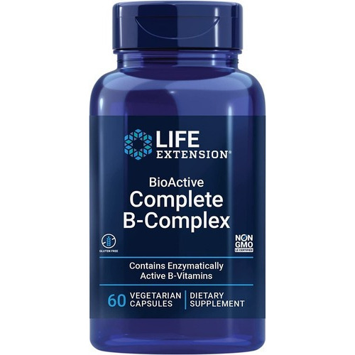 Bioactive Complete B-complex Complejo B 60 Cápsulas Veg Natural