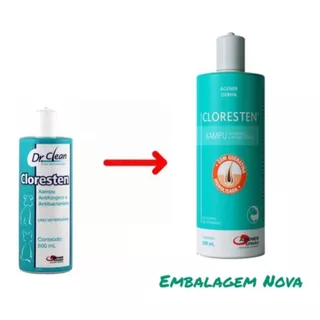 Shampoo Dr. Clean Cloresten Antibacteriano Antifúngico 200ml