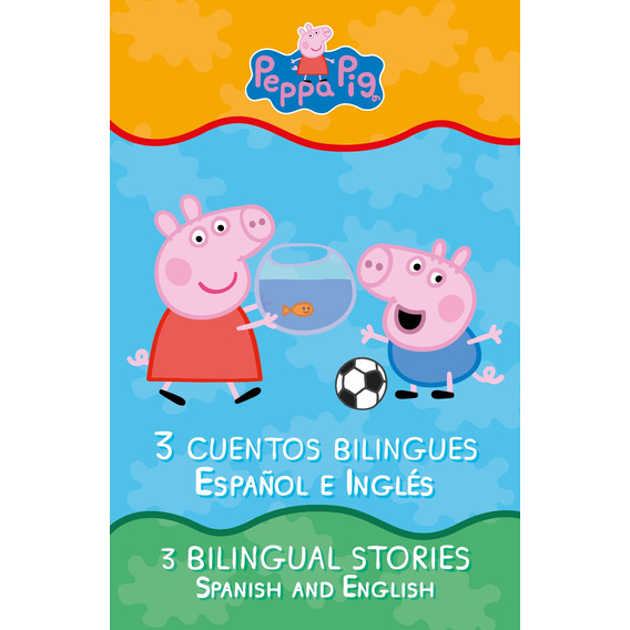 Peppa Pig. Libro de cuentos bilingues ( Peppa Pig ), de eOne. Serie Peppa Pig Editorial Altea, tapa blanda en español, 2021