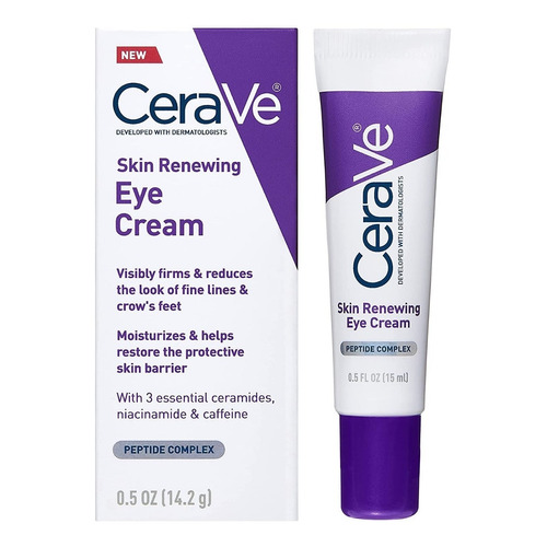 Cerave Skin Renewing Eye Cream - mL  Momento de aplicación Día/Noche Tipo de piel Todo tipo de piel