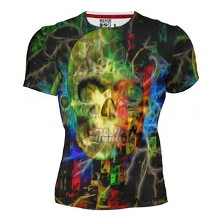 Playera 3d Sublimada Full Print Caballero Calavera 051