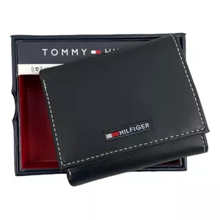 Carteira Masculina Tommy Hilfiger Original Trifold Com Rfid