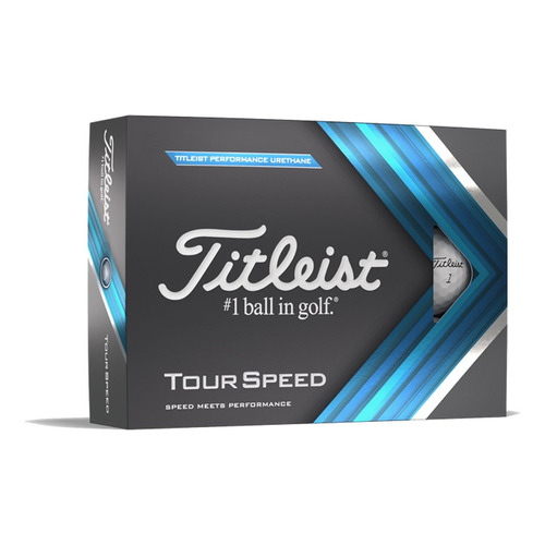 Pelota De Golf Titleist Tour Speed - White / Docena Color Blanco