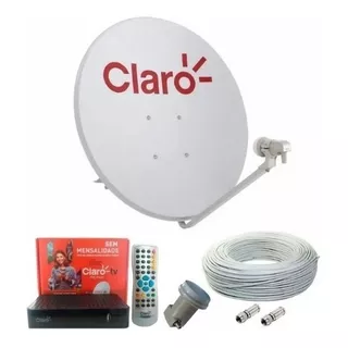 Kit Claro Tv Pré Pago Recarga Completo Receptor Digital Sd