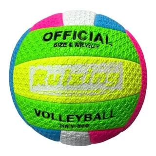 Pelota De Volley Cosida Soft Touch Engomada Beach Volley Color Multicolor