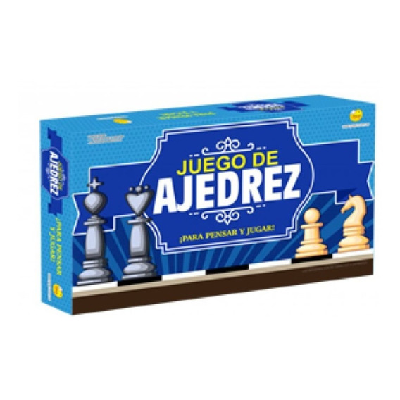 Juego Mesa Ajedrez Tradicional Peones Infantil Original Yuyu