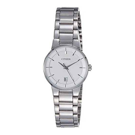 Nuevo Reloj Citizen Original Cara Plata Eu6010-53a         