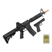 Airsoft Kit Pistola E Rifle M4a1 E Glock V307 6mm + 1000 Bbs