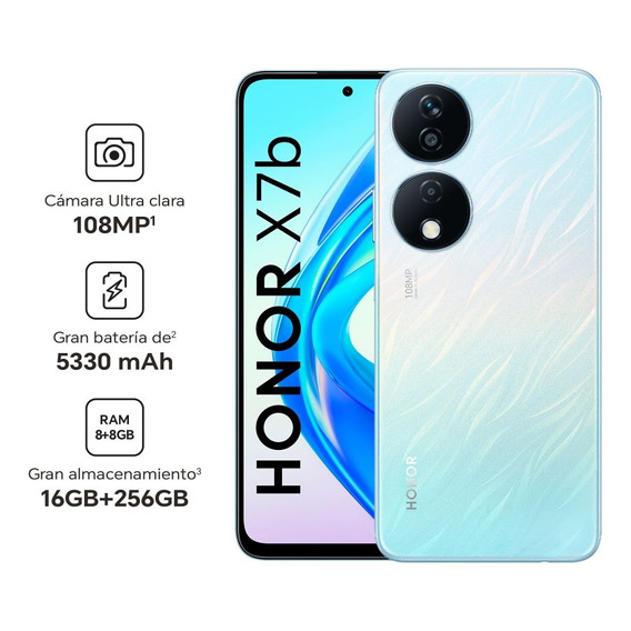 Celular Honor X7b Clark-l33e1 8gb 256gb Flowing Silver