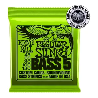 Encordoamento Ernie Ball Regular Slinky Bass 5 .045 Baixo