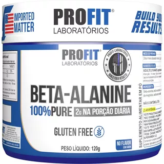 Beta Alanina 100% Pura En Bote, 120 G, Sabor Profit Natural