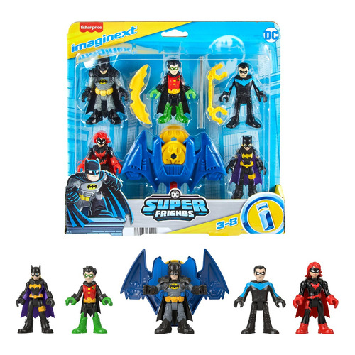 Imaginext Dc Super Friends  Paquete Familia Batman