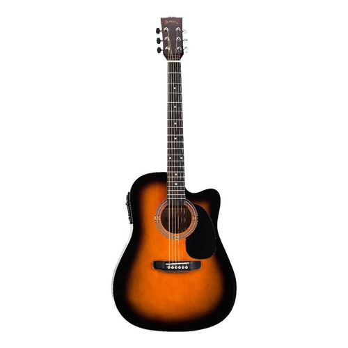 Guitarra Electroacústica Memphis 964 para diestros sunburst