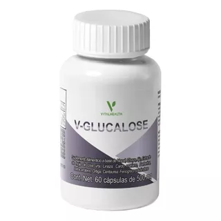 V-glucalose Vitalhealth Regulador De Glucosa 60caps 500mg Cu