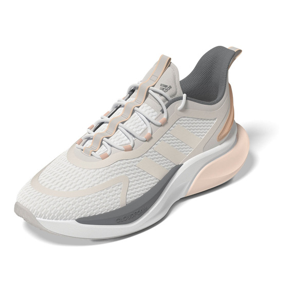 Tenis adidas Alphabouce Beige Acabados Rosa Para Mujer