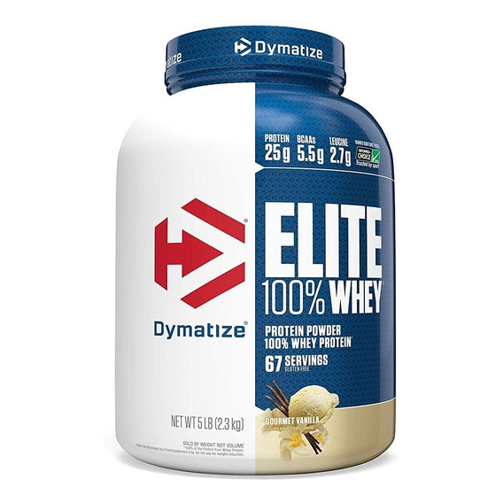 Proteina Elitte Dymatize 100% Whey 5 Lbs Todos Los Sabore