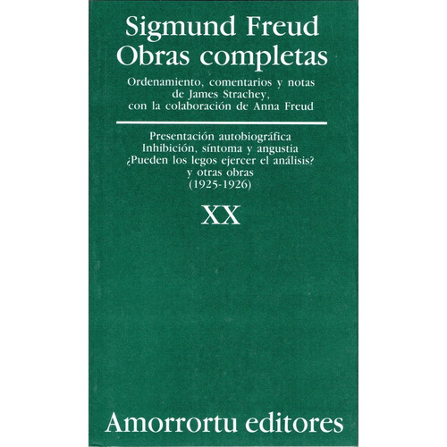 Obras Completas Sigmund Freud Xx