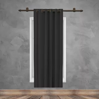 Cortina Blackout 1folha Pvc Corta Luz 100% 140x180 Admirare Cor Preto