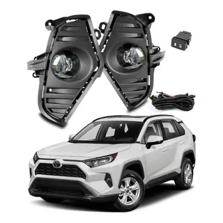 Kit Faro Niebla Toyota Rav4 2019 2020 2021 Con Rejillas