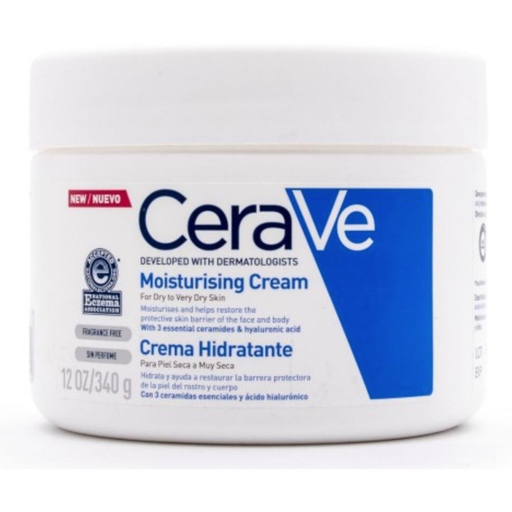 Crema Hidratante Cerave Para Piel Normal A Seca Pote 340 Gr