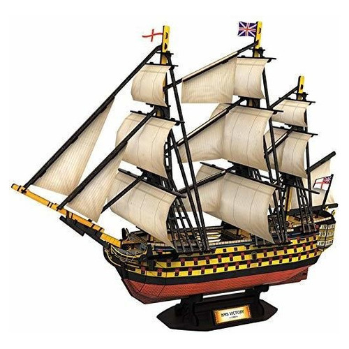 Cubicfun 3d Puzzles Large Hms Victory Vessel Ship Velero Kit